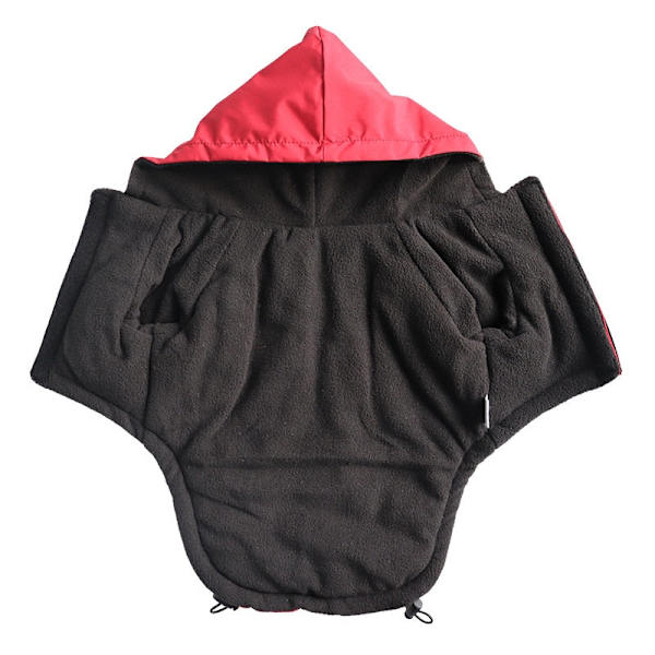 Höst Vinter Husdjur Hund Vattentät Varm Jacka Bomull Hooded Jacka The Dog Face Små Hundar Katt Reflex Husdjurskläder Vinterjacka Red 3XL