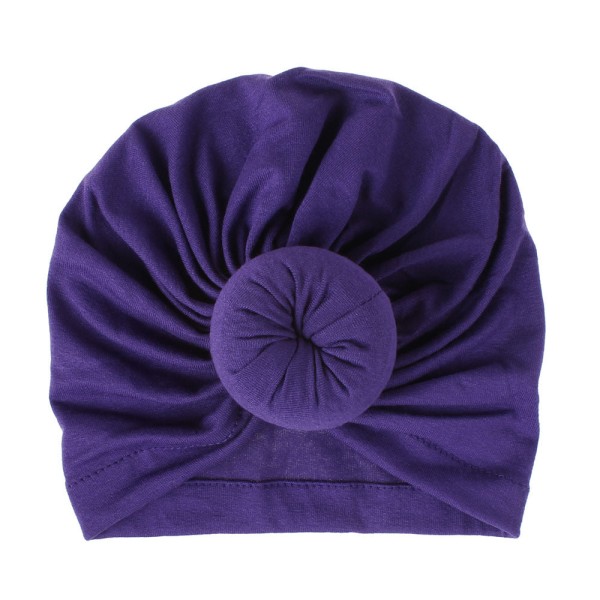 Hattu Naisten Kevät- ja Kesä Donitsihiha Lippalakki Baskeri Vanhempi-Lapsi Hattu #10 Deep Purple Average size