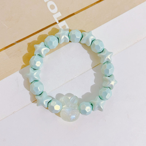 Xiaohongshu Armbånd i samme stil til studerende, selvlysende kaninarmbånd, sødt tegneserietilbehør White luminous rabbit/boxed
