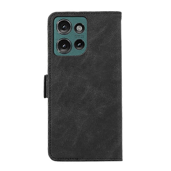 ABEEL Frostat Magnetiskt RFID Läder Telefonfodral Black For Motorola Edge 60 Fusion