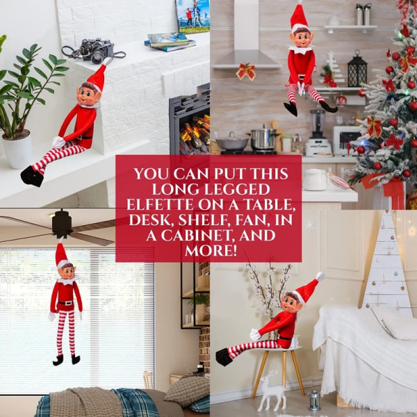 40cm Röd Jul Tomte Docka Juldekoration 2022 Nyårspresenter Julbordsdekorationer för Hemmet Natal Noel 1