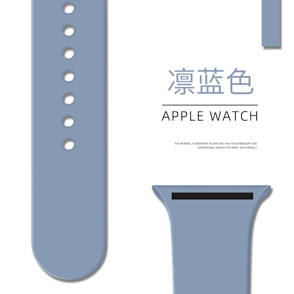 Kellon ranneke Apple Watch iWatch 38/40/41/42mm pidennetty/L 100 sininen