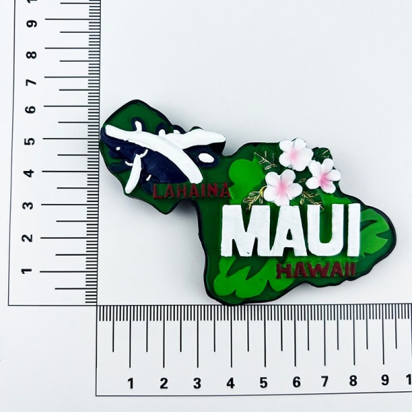 Världsturism Kylskåpsmagnet Souvenir USA Las Vegas Florida kulturlandskap Kylsklistermärken Set Heminredning Maui Havaii