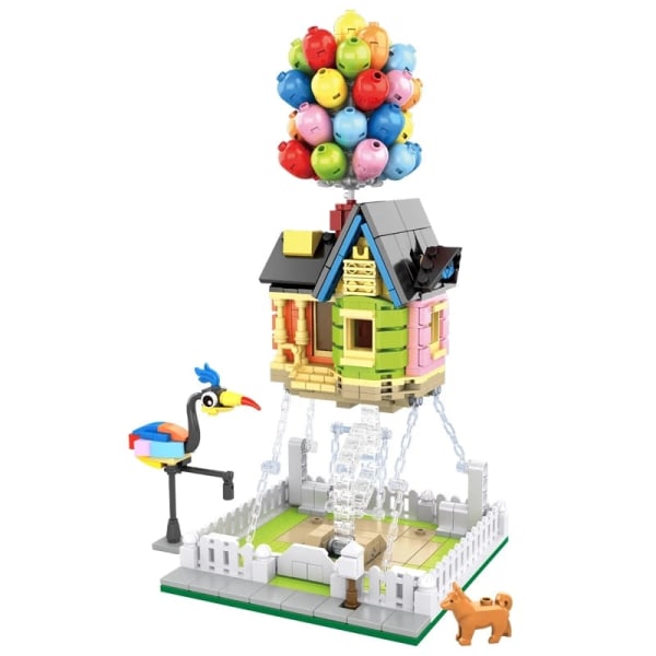 Mailackers City Expert Arkitektur Flyvende Ballonhus Tensegrity Skulpturer Modulære Byggeklodser Venner Børnelegetøj No box2 China