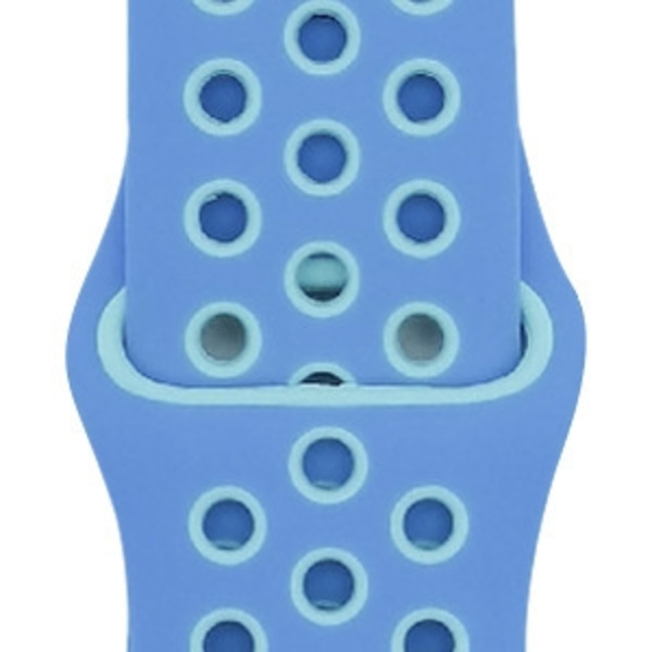 Klockarmband för Apple Watch iWatch för S10-42mm 38/40/41mm-L 28 himmelsblå + mintgrön