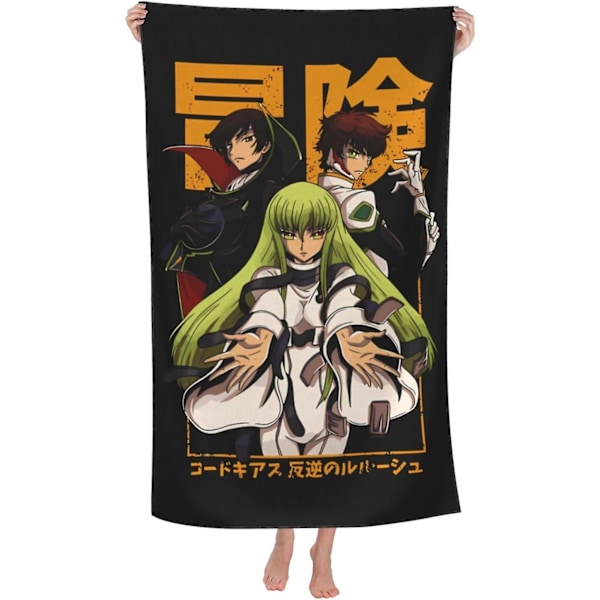 Anime Code Geass - Snabbtorkande badhanddukar, poolhanddukar för resor, strandYT09