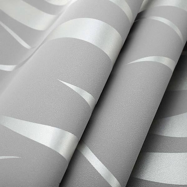 Präglad Tapet Silvergrå 0.53x9.5m Modern 3D Textur Tapet För Sovrum Vardagsrum