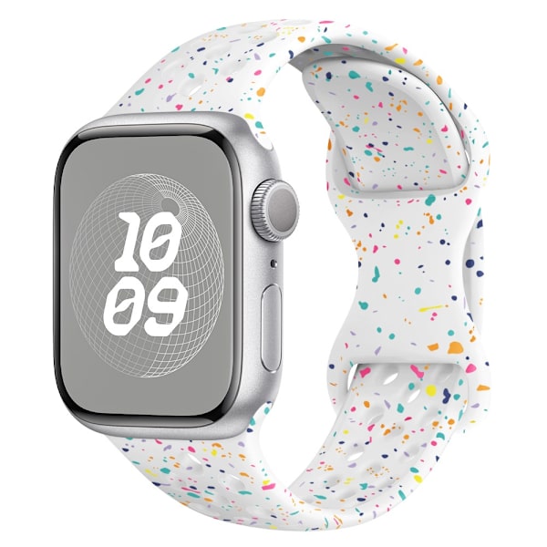Klockarmband för Apple Watch iWatch 38/40/41/10 generation 42MM universal vit