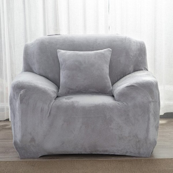 Paksu pehmoinen kangassohvanpäällinen setti 1/2/3/4 istuttava joustava sohvanpäällinen olohuoneeseen, irtopäällinen tuolille, sohvapyyhe 1 kpl Wine Red 4-seater 235-300cm