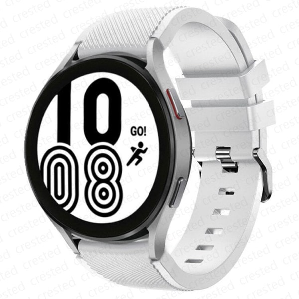 20mm 22mm Armband för Samsung Galaxy Watch 4/Classic/3/46mm/42mm/active 2 Gear s3 /S2 silikonarmband Huawei GT/2/GT2 Pro rem Brown 20mm