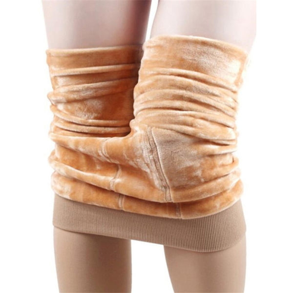 Talvileggingsit Neulos Sametti Rento Leggings Uudet Korkea Joustava Paksuuntuvat Naisten Lämpimät Mustat Housut Pillifarkut Naisille Leggingsit Gray M