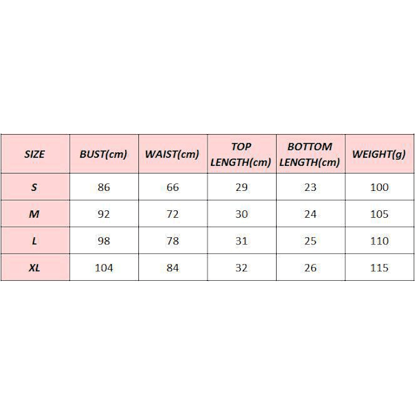 Yksivärinen kolmiohelmillä koristeltu bikinisetti uimapuku Pink XL