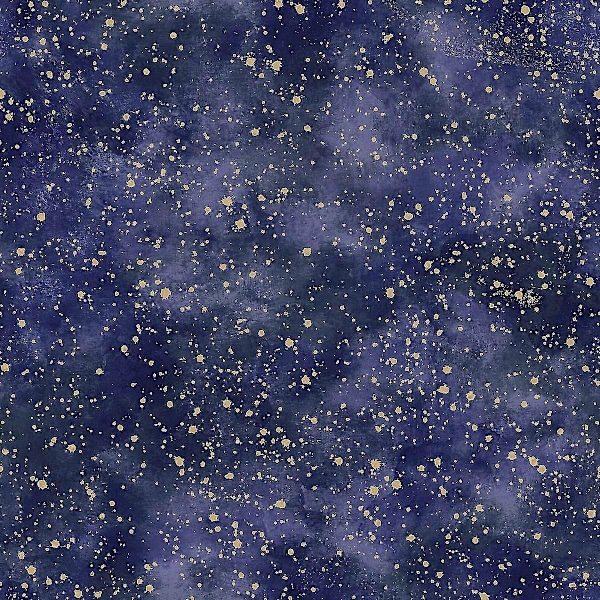 Twinkle Twinkle Tapet Blå / Guld Muriva 218501