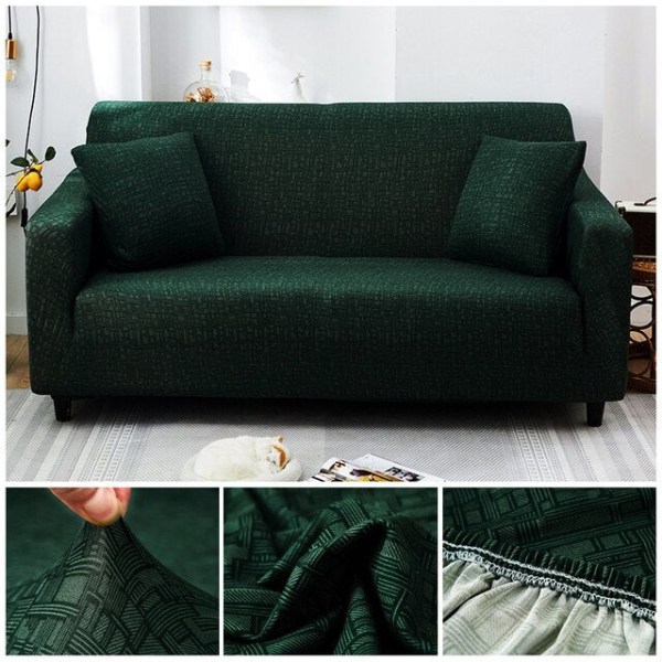 Elastisk sofabetræk med krydsmønster, strækbart all-inclusive sofabetræk til stue, sofabetræk til sofa og loveseat Color 9 2-seater 145-185cm