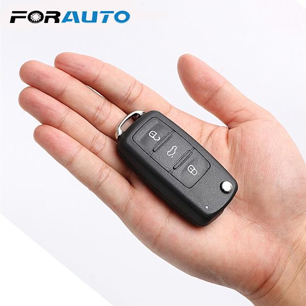 3 Knapper Bil Nøgle Skal Fjernbetjening Flip til Beetle/Caddy/Eos/Golf/Jetta/Polo/Scirocco/Tiguan/Touran/UP Til Blank Nøgle Cover Etui Default Title