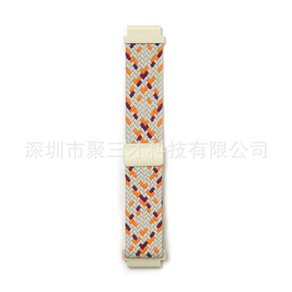 Klockarmband för Apple Watch iWatch för 38/40/41MM Orange Lila Pärlvit Magnetisk Elastisk Modell
