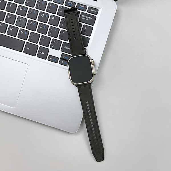 Klockarmband för Apple Watch iWatch 38/40/41 S10 42mm universal svart
