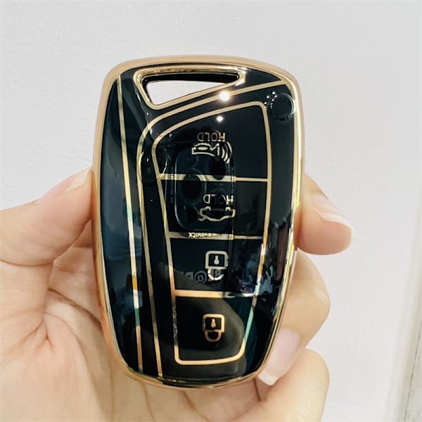 TPU Auton Avaimen Kotelo Hyundai Santa Fe Sport Ix45 Equus Centennial Genesis G80 Grandeur Azera 2013-2016 Avaimenperä Overseas grey R keychain