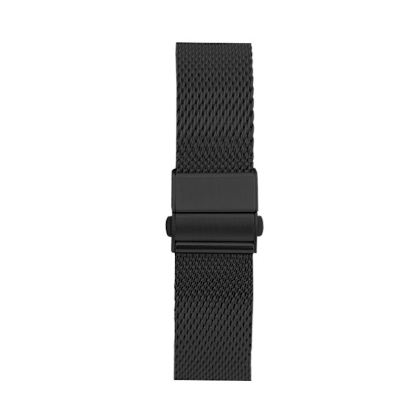 Klockarmband för Apple Watch iWatch Mesh-bälte hoppspänne 38/40/41 svart