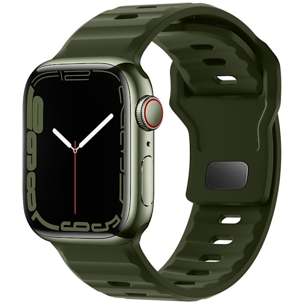 Urrem til Apple Watch iWatch 42/44/45/46/49mm Army Grøn