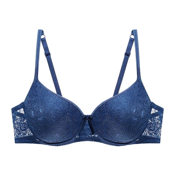 Artdewred Sexig Push Up BH Plus Size Dam BH Behå Plunge Underkläder BH:ar För Kvinnor Underkläder Purple 75A