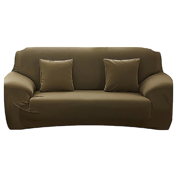 Överdrag Enfärgat Sofföverdrag för Vardagsrum Elastiskt Hörnsofföverdrag Stolsöverdrag 1/2/3/4 Sits White 3-seater 190-230cm