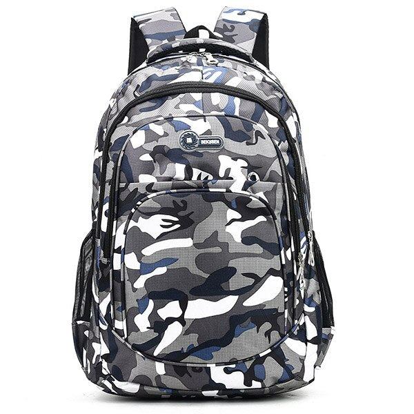 Kamouflage Ryggsäckar Herr Resa Barn Skolväska Cool Kille Militär Skolväskor För Tonårspojkar Flickor Skolryggsäck sac mochila LARGE RED