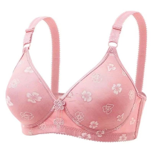 Dame BH Top Komfortabel Bralette Trykt Sexet Undertøj Kvinde Trådløs Lingeri Sømløs BH Beige 42/95BC