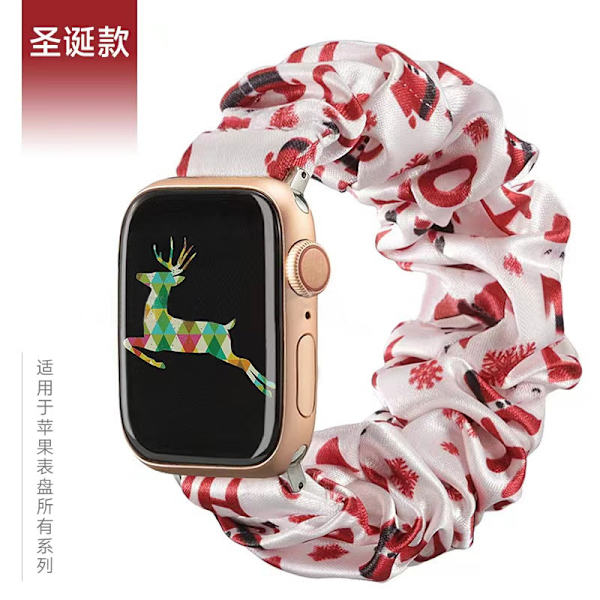 Urrem til Apple Watch iWatch 42/44/45mm Lille størrelse nude Christmas-HO