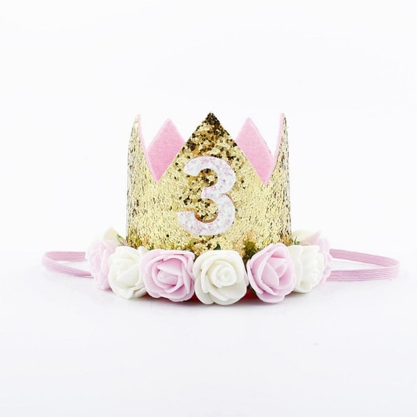 1 st One First Birthday Party Hattar 1st 2nd 3rd Crown Födelsedagshattar Number One Party Inredningar Barn Accessoarer Nyfött barn 1 Crown