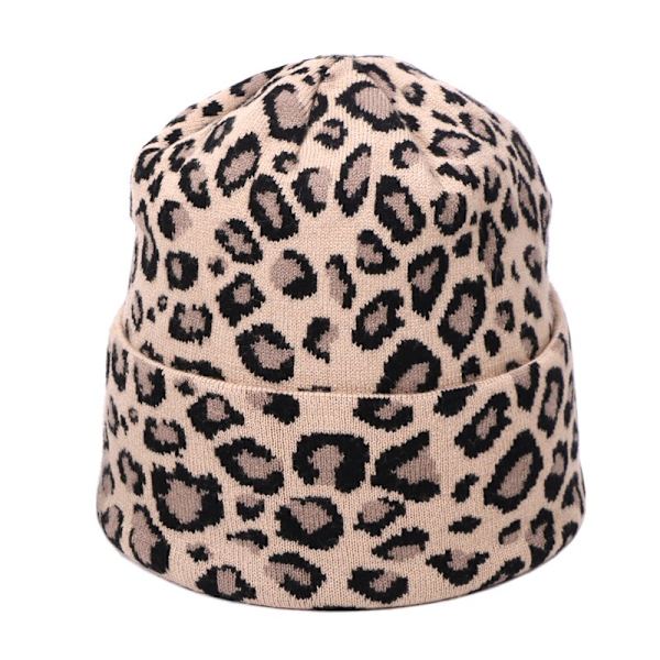 Vinter dam pompon mössa halsduk set Leopard Sexig utomhus varm 2-delars päls pom pom mössa halsduk hedging mössor för kvinnliga tjejer D1