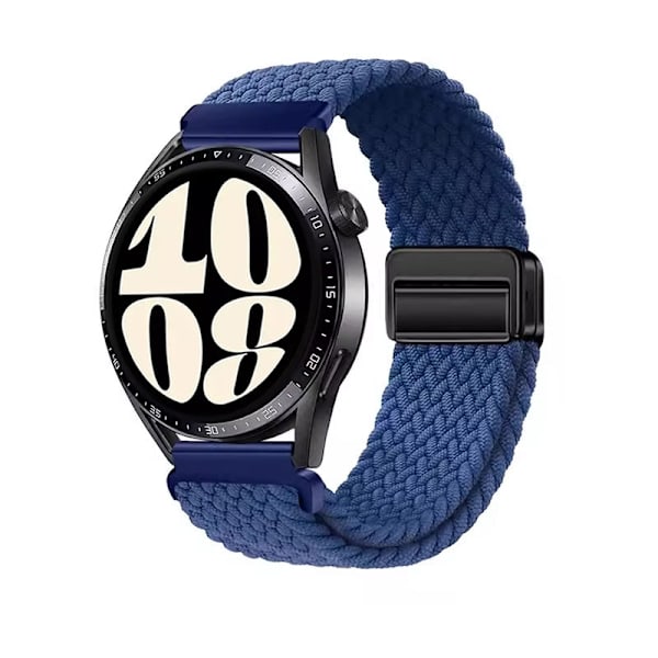 Urrem til Apple Watch iWatch 42/44/45/49/ S1046MM Kold Havblå Sort Spænde