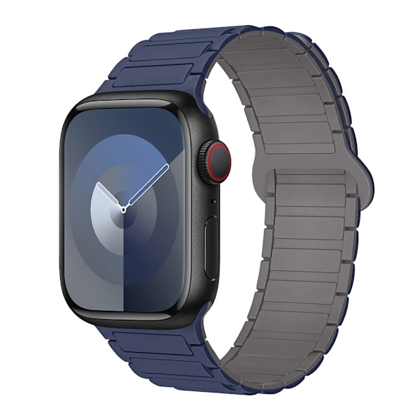 Kellon ranneke Apple Watch iWatch 38/40/41/10. sukupolvelle 42MM universaali indigo harmaalla