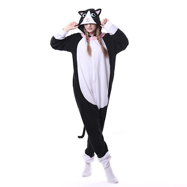 Enhjørning Pyjamas Voksen Dyr Kat Onesie Kvinder Mænd Par Vinter Pyjamas Sæt Natkjole Nattøj Flanel Hjemmetøj as picture2 M