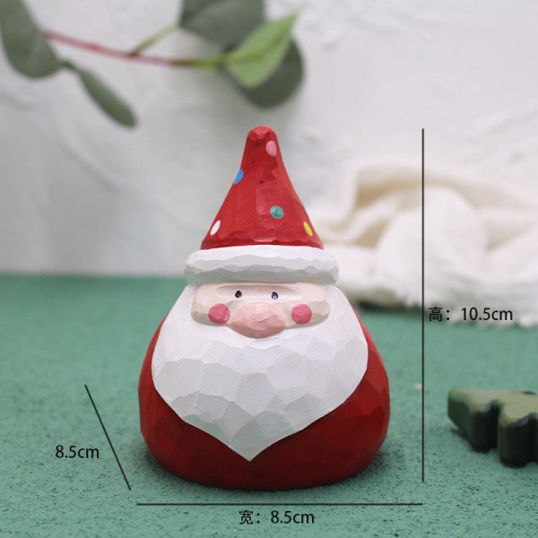 Julgransprydnad Dekorativa Gåvor Skrivbord Monter Bord Tomte Snögubbe Docka Gåva Large snowman