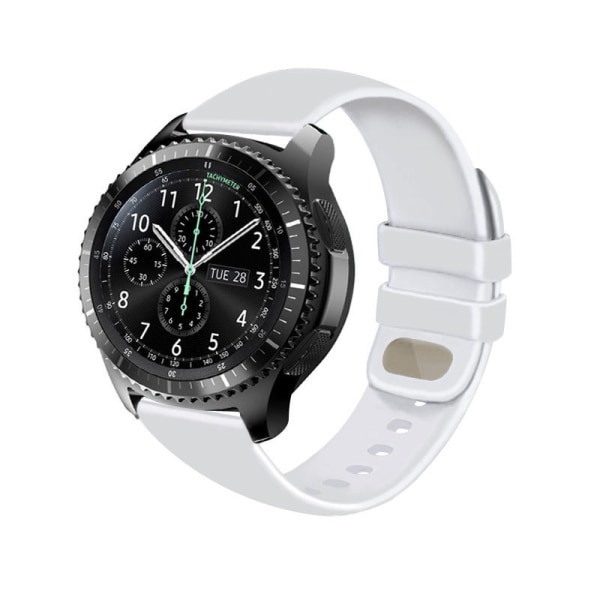 Watch för Passar Samsung Watch3 Huawei GT2 silikagelrem 22mm Black