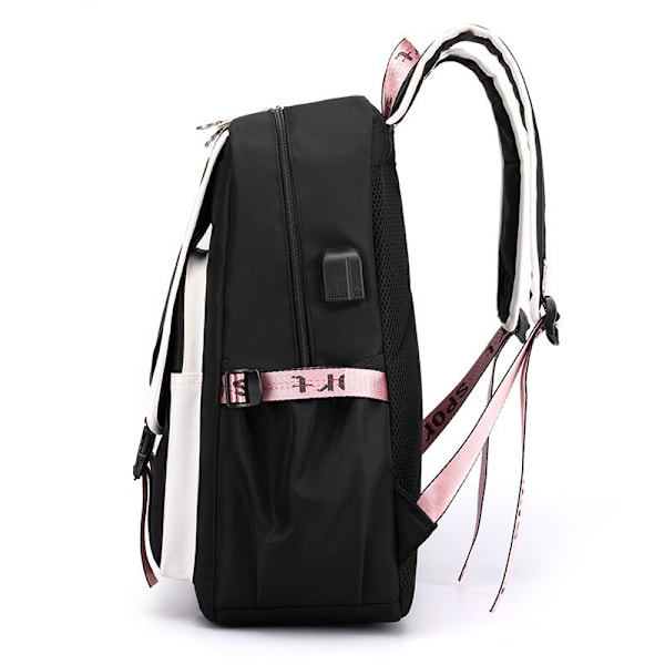 Swagger Taske med Nylon Materiale Rygsække BlackBTS