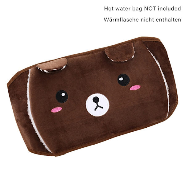 Kawaii Varmtvannsflaske Belte Håndvarmer Søte Dyr Håndvesker Varmtvannsbag Varmtvannsflasker for jenter Varmeapparat Julegave Monkey set