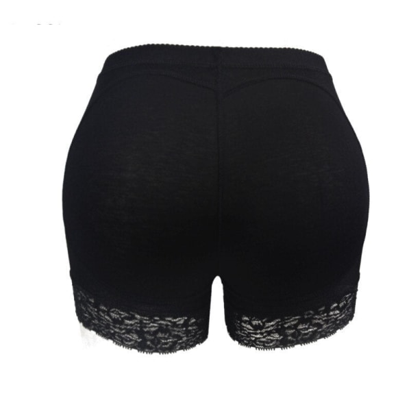 Shapewear Miracle Body Shaper And Buttock Lifter Enhancer Fake Butt Vadderade trosor Höftlyft Skulptera och boosta snörning Black XL