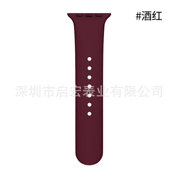 Klockarmband för Apple Watch iWatch 38/40/41-SM 24 Burgundy