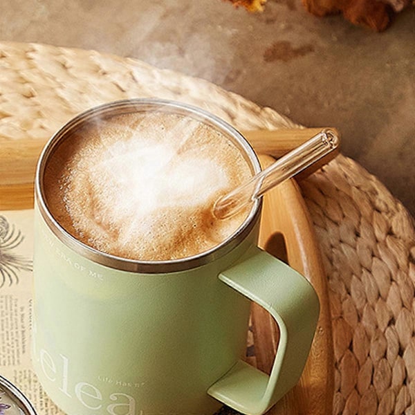 Härmetisk kaffekopp med lock, isolerad mugg, kopp