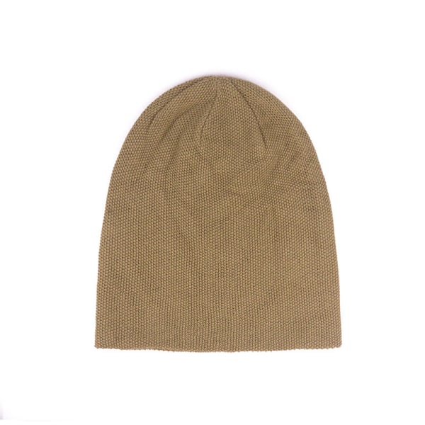 Blandet Åndbar Strikket Hue Toque Trendy Mænd og Kvinder Efterår Vinter Nattehue Hovedhåndklæde Light gray M（56-58cm）