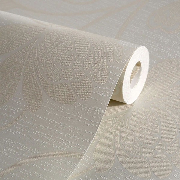 3D Präglad Förtjockad Fjärilsblomma Non Woven Tapet Vardagsrum TV Bakgrund Väggpapper