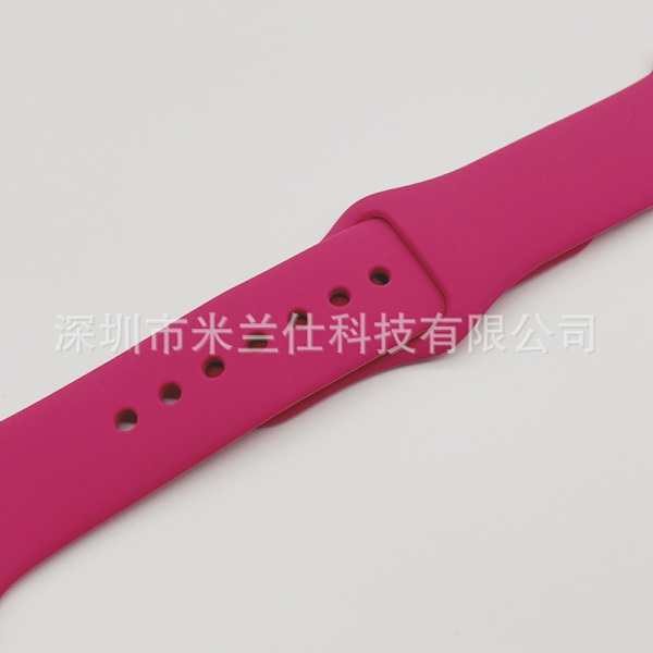 Klockarmband för Apple Watch iWatch 38/40/41/42mm-S10 utökad storlek ML kod 51 granatäpple