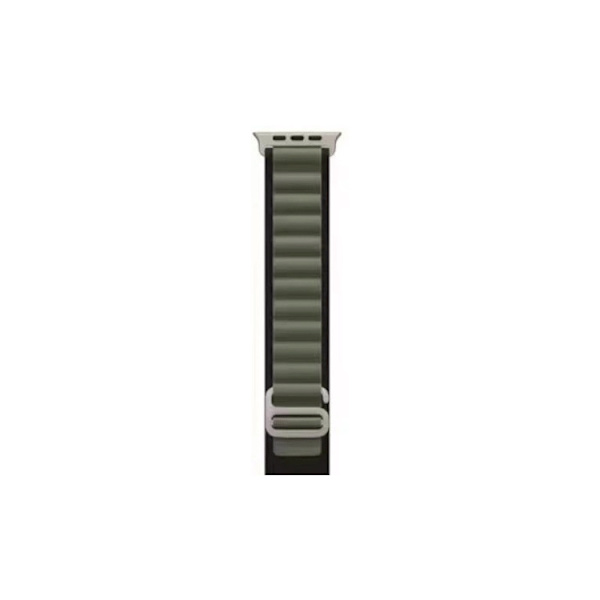 Klockarmband för Apple Watch iWatch 38/40/41mm svart med grön