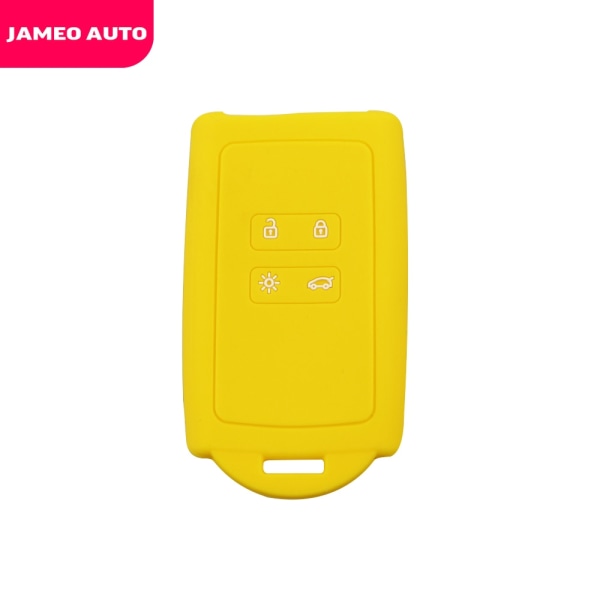 Jameo Auto Silikon Case Cover för Renault Koleos Kadjar Samsung QM5 QM6 2016-2020 Hållare Skyddsskydd Orange