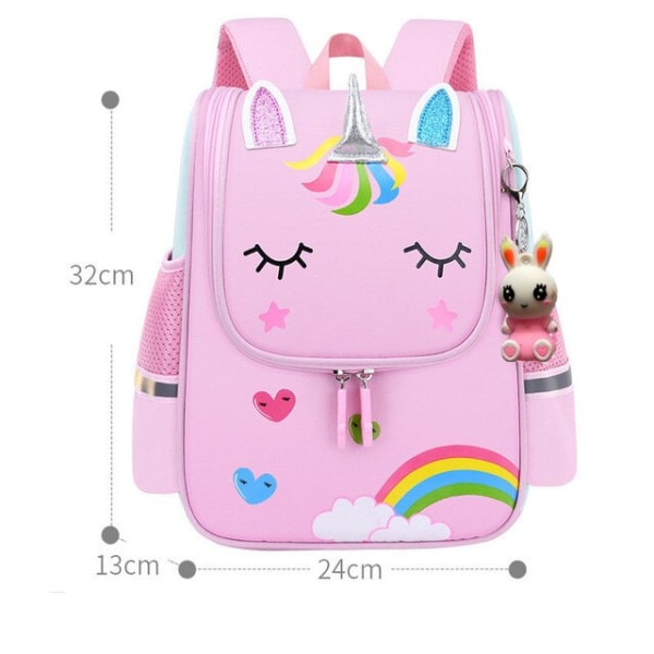 Skoletaske lille pige skoletasker børn sød skoletaske dyr lille rygsæk student penalhus børnehave rygsæk Pink Cat Backpacks