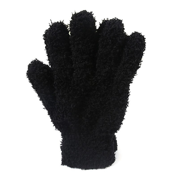 Nya Vinterhandskar Motorcykel Skidhandskar Klätterhandskar Utomhus Cykling Vattentäta Anti-halk Plysch Tjocka Varma Vantar Handskar För Män Black 19-23cm