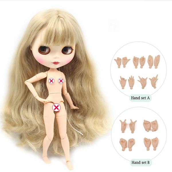 ICY DBS Blyth Fabrikkdukke Egnet for utkledning selv DIY Endre 1/6 BJD Leketøy spesialpris OB24b kuleledd nude  joint doll