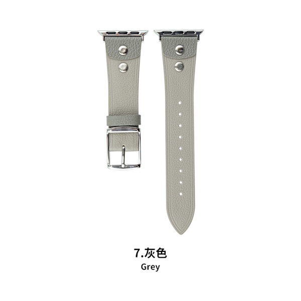 Kellon ranneke Apple Watch iWatch 42 10. sukupolvi, harmaa